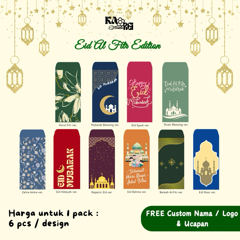 

Amplop Lebaran Custom | Eid Envelopes | Amplop Idul Fitri