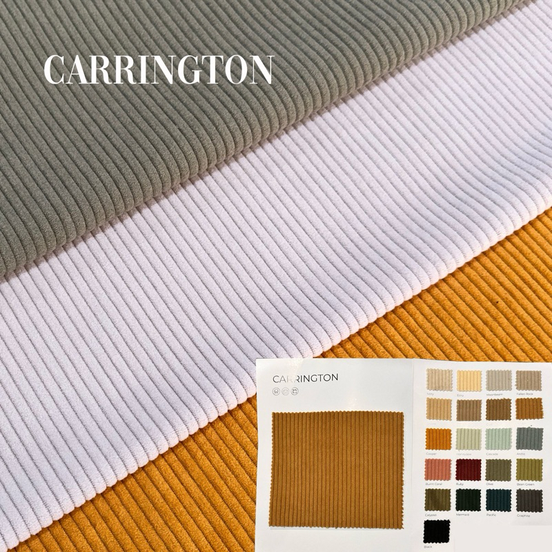 Kain Sofa Carrington Kain Sofa Salur Bludru Interior