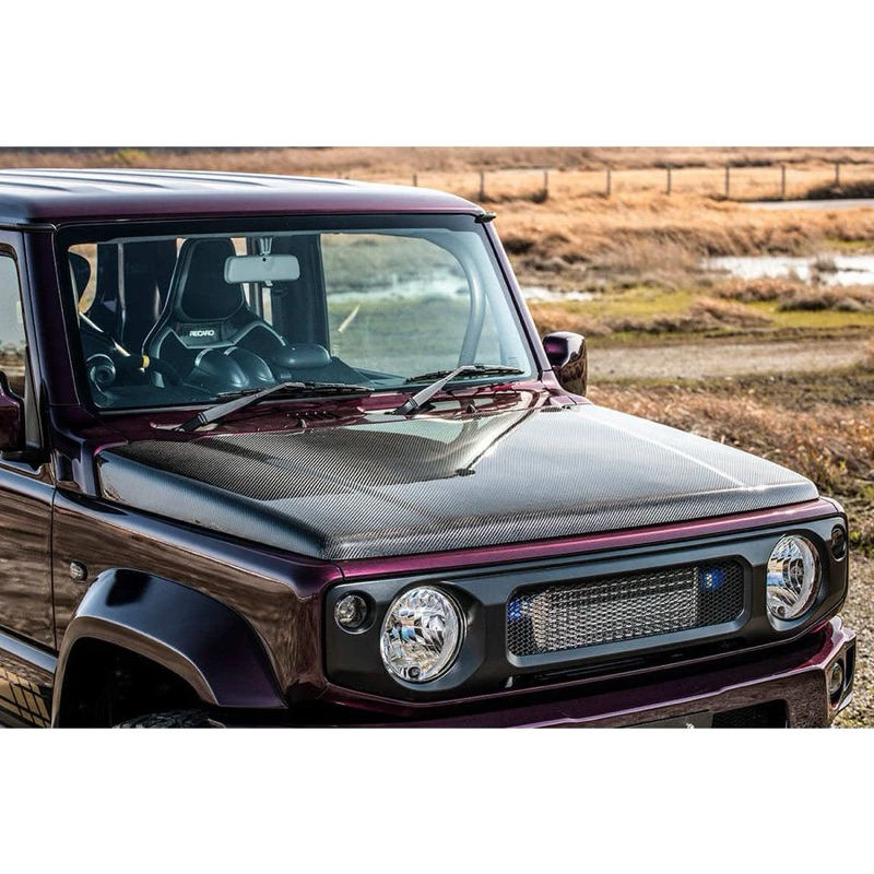 kap mesin carbon jimny jb74 showa garage original japan showa garage carbon bonned jimny jb74