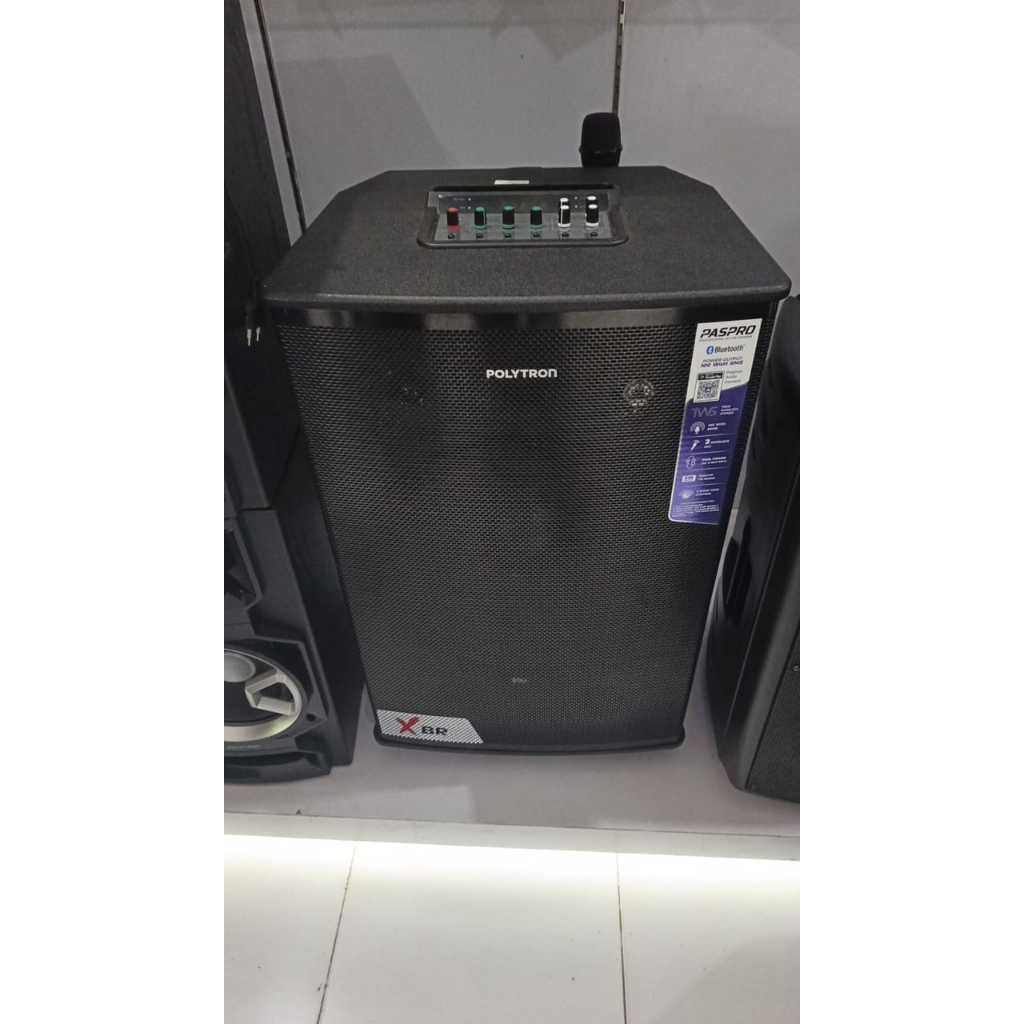 SPEAKER POLYTRON PAS PRO 12F7 12 INCH PORTABLE FREE 2 MIC