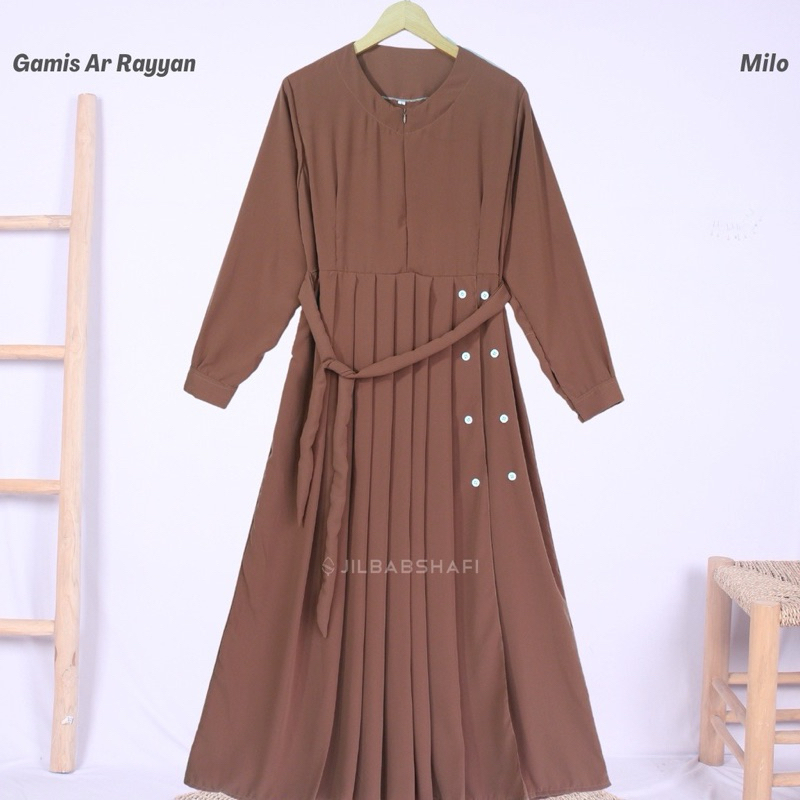 PRELOVED | jilbab shafi warna Milo size S