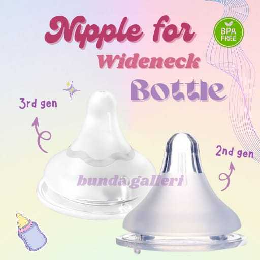 DOT UNIVERSAL BISA UNTUK  BOTOL PIGEON  WIDE NECK NIPPLE OEM / PUTING DOT WIDE NECK COD BISA