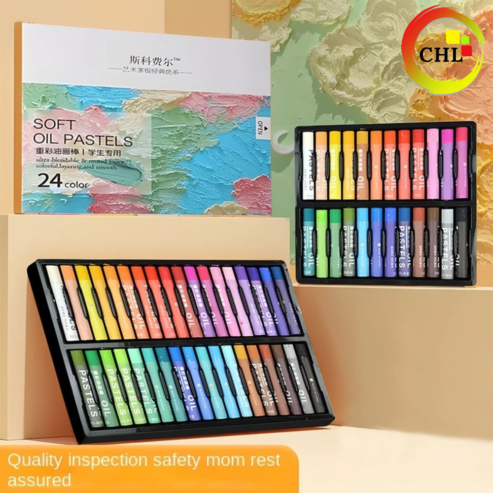 

Set Crayon Mini / Krayon 12 Warna / Oil Pastel Small For Drawing Water