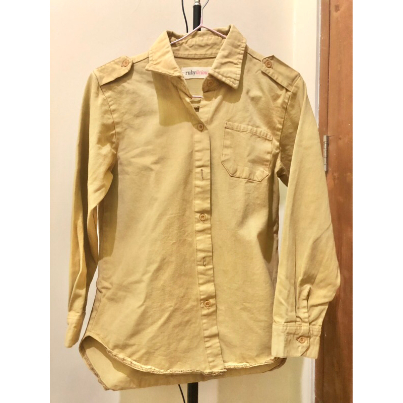 Kemeja Jeans Mustard Rubylicious