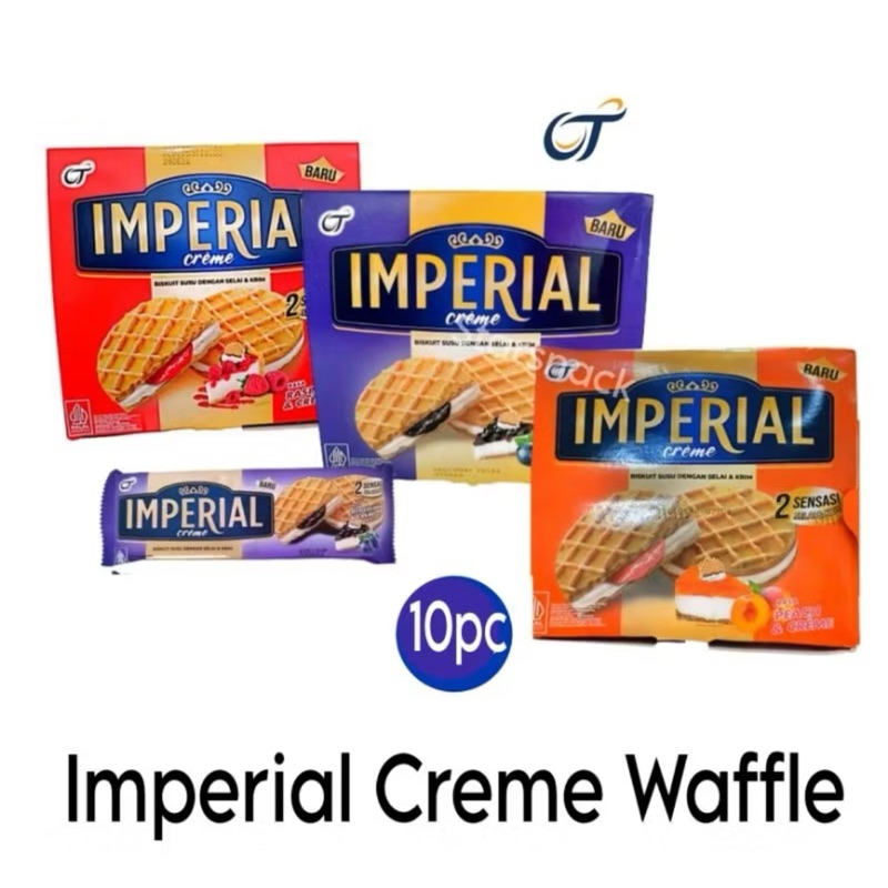 Imperial cream waffle #wafferenak#selaienak