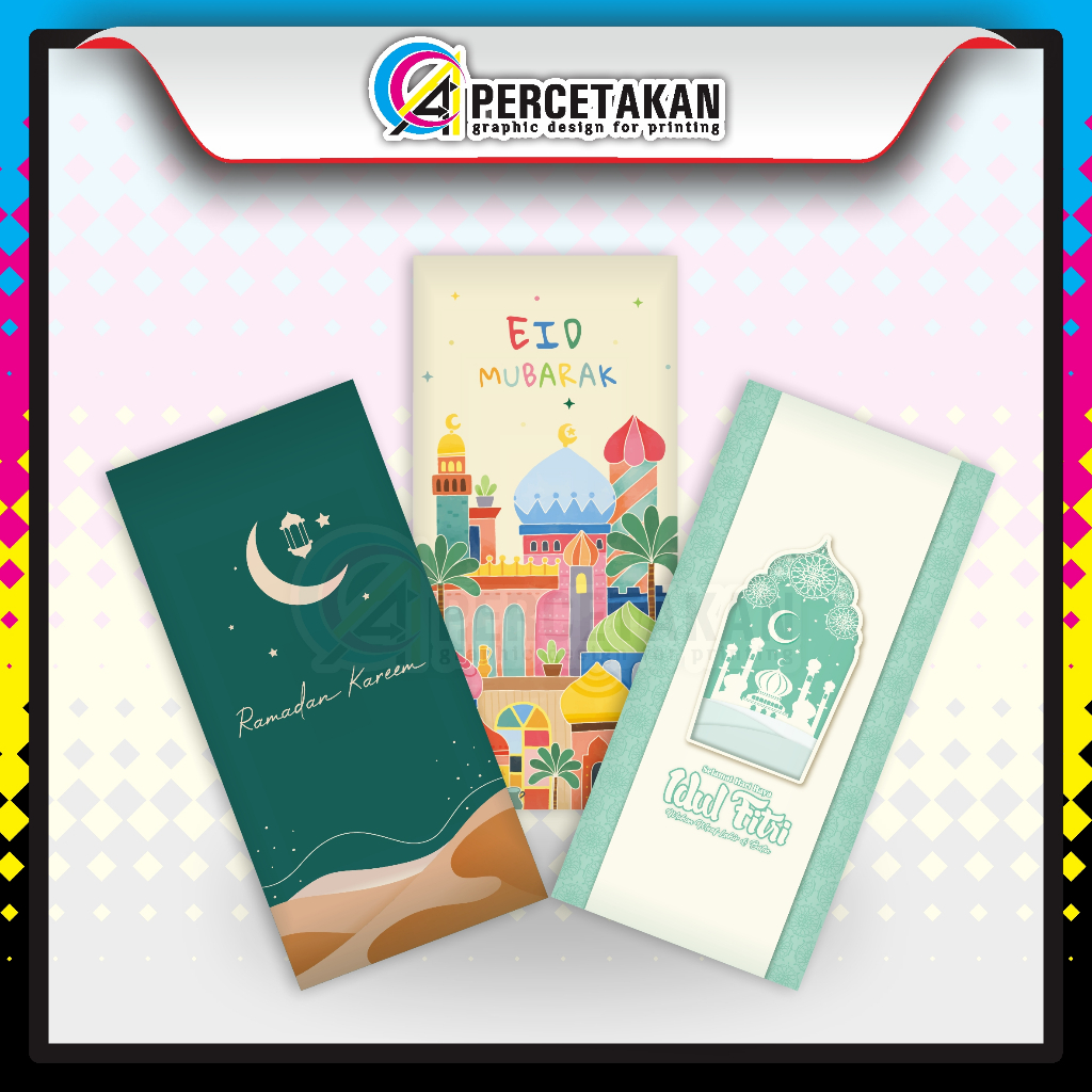 

Amplop Lebaran Panjang Premium Desain 2025 Angpau Idul FItri Envelope Eid Mubarak