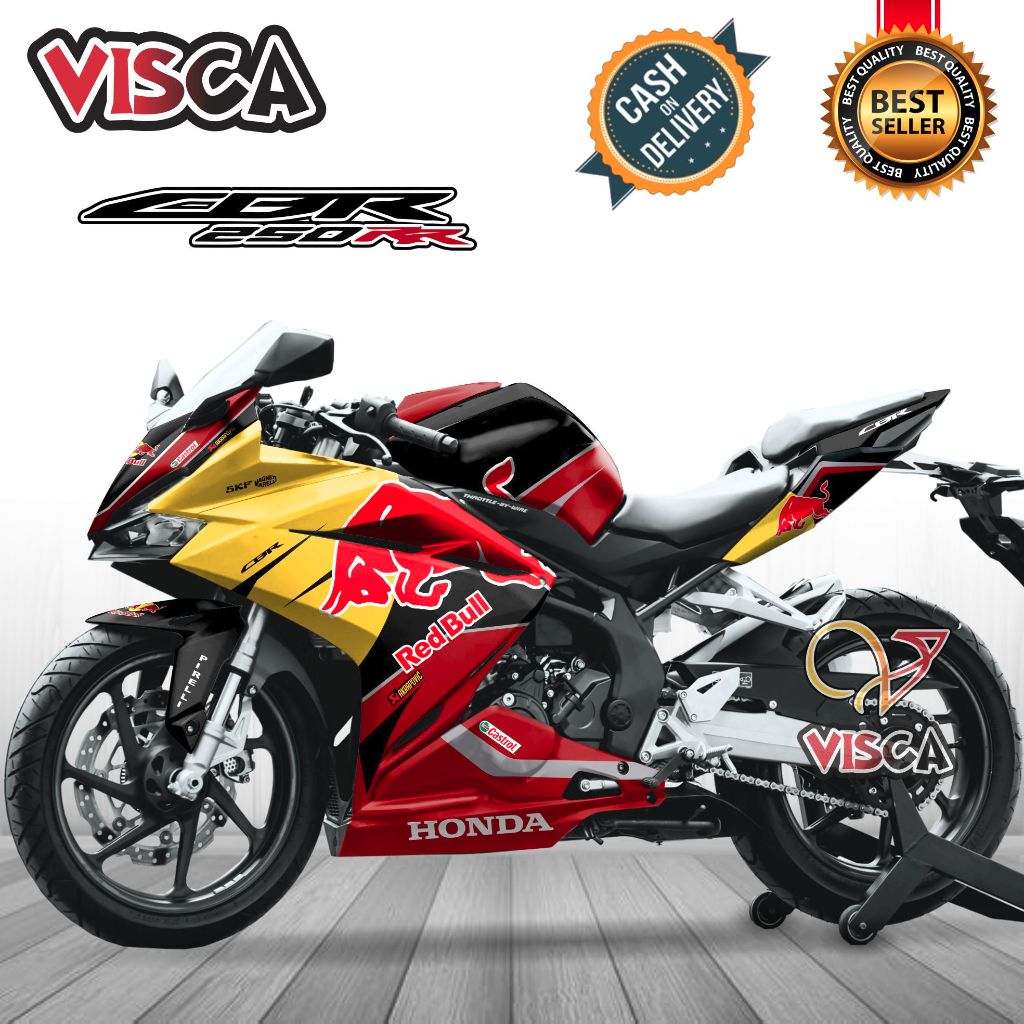 Decal CBR 250 RR Full Body Stiker CBR 250 RR Full Body Striping CBR 250 RR Variasi Keren Decal Holog