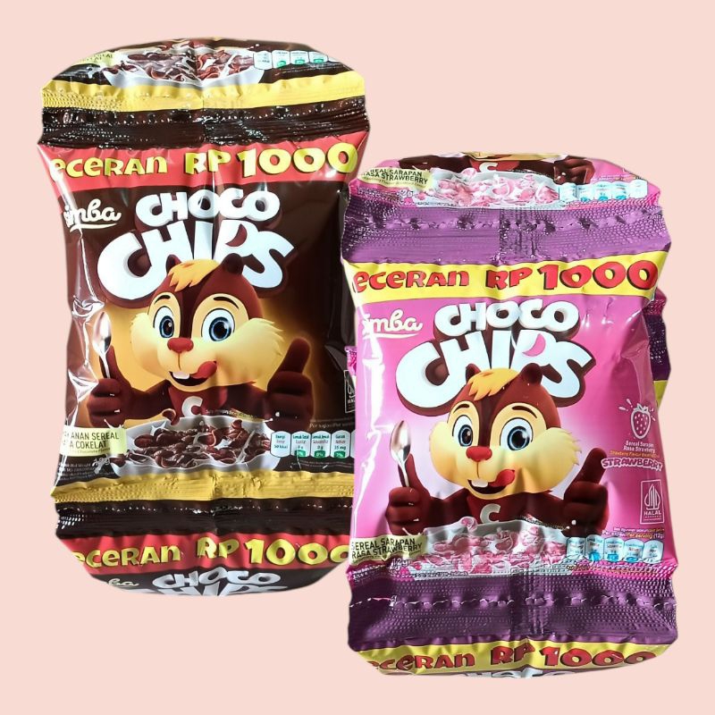 

Simba Choco Chips Sereal Coklat & Stroberi 12 g [10 pcs/renceng]