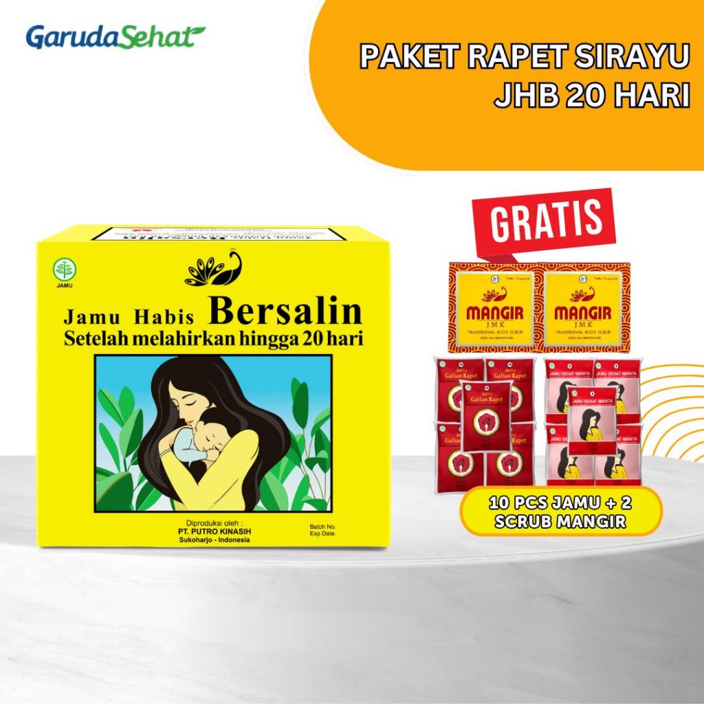 

PAKET SIRAYU JAMU HABIS BERSALIN 20 HARI
