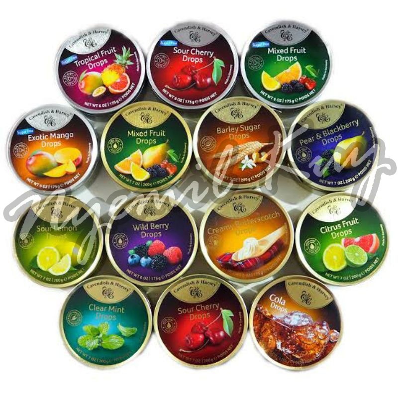 

Permen Cavendish & Harvey Drops All Variant - Cavendish Germany Candy - Permen Aneka Rasa Buah 130-200g