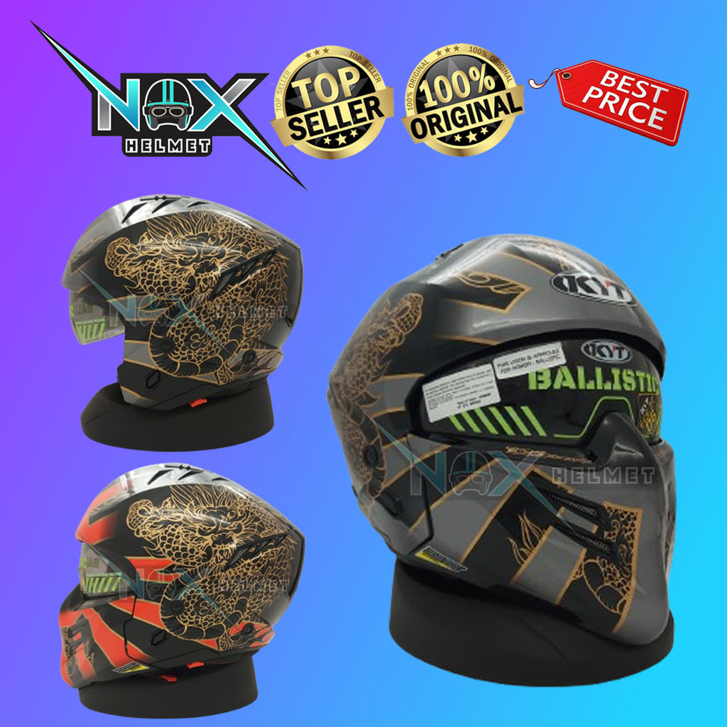 Helm KYT BALLISTIC Modular Motif Dragon Fullface Halfface
