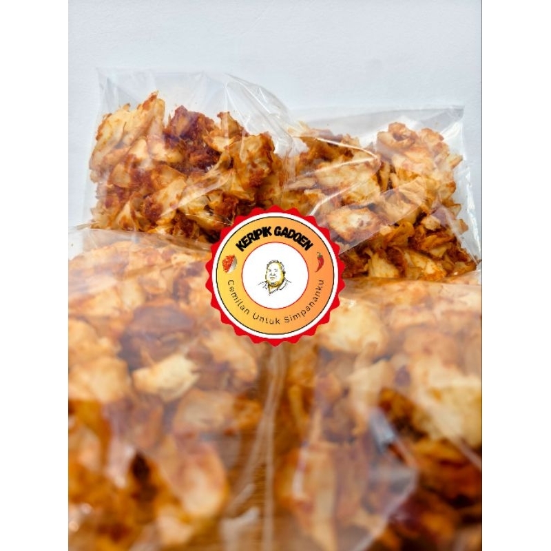 

Keripik Singkong Pedas Manis 250gr - Keripik Gadoen