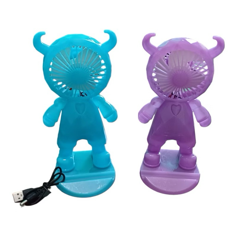 SX108 KIPAS ANGIN MINI PORTABLE MOTIF ROBOT Portable