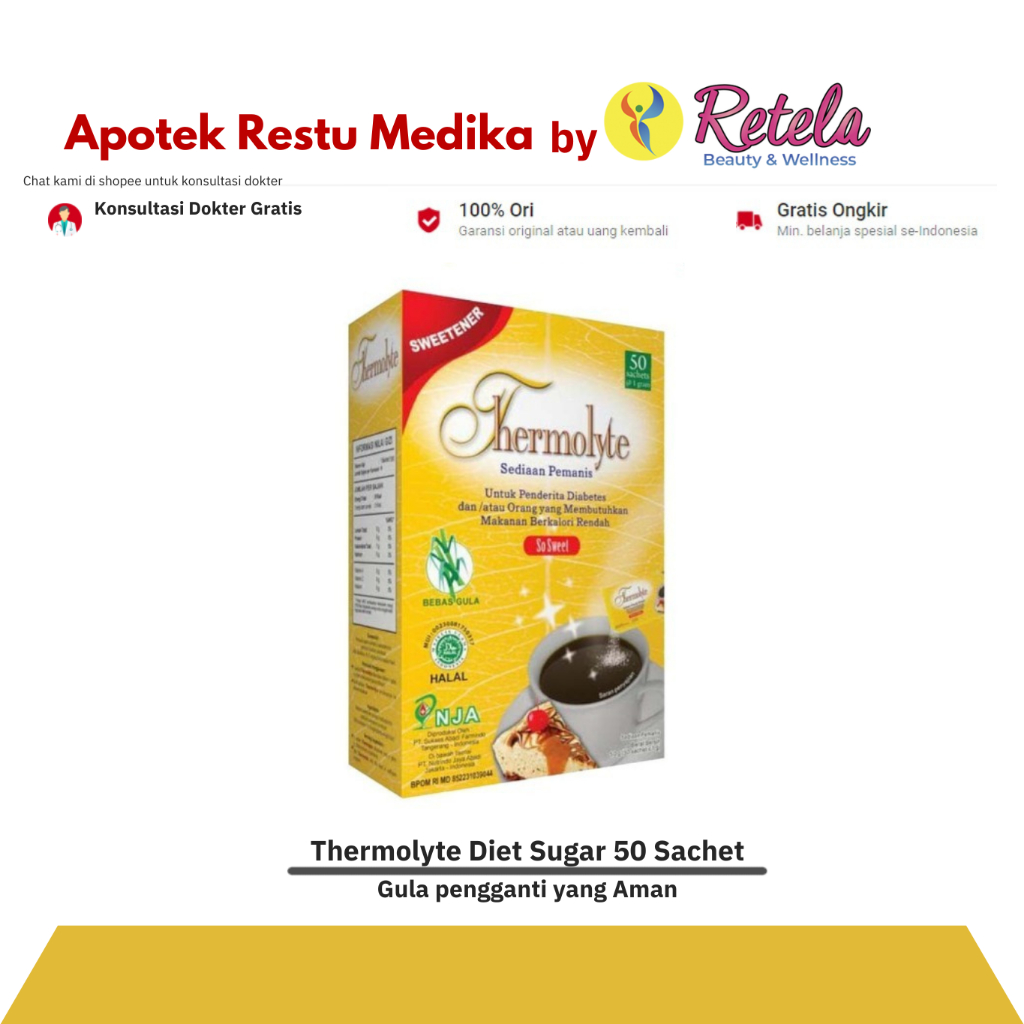

Thermolyte Diet Sugar 50 Sachet