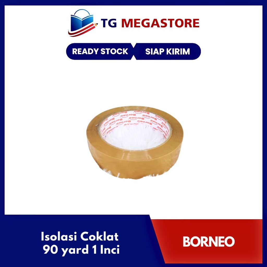 

Isolasi Coklat BORNEO 90 yard 1 Inci