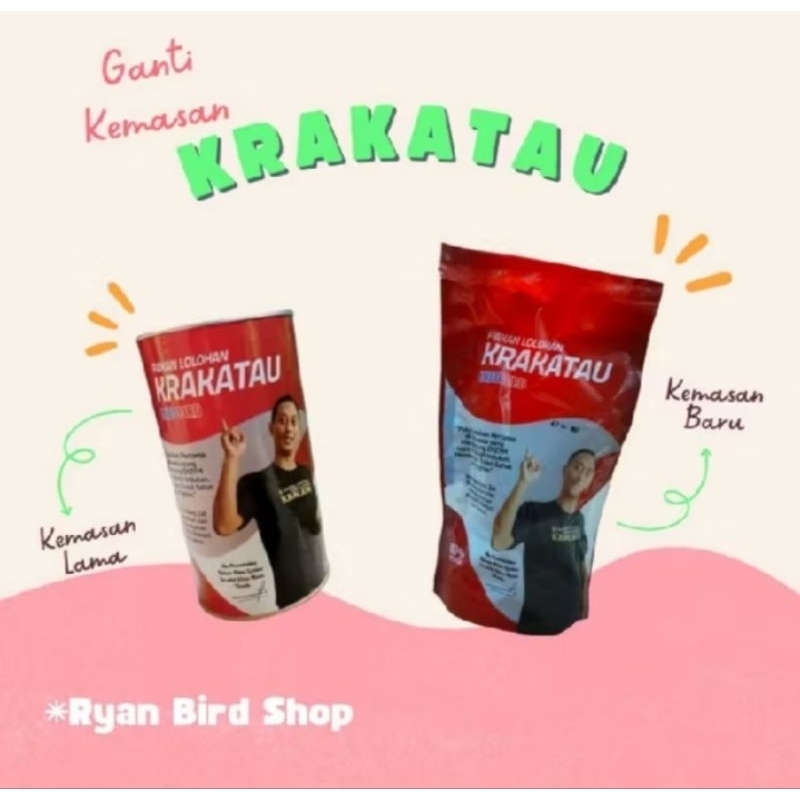 krakatau pakan lolohan indobird makanan bayi burung murai jalak kacer