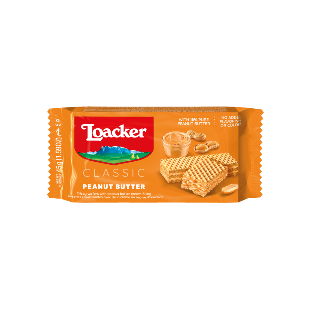 

Biskuit, Kue, & Wafer Loacker 45gr Classic Cremkakao Napolitaner Waffer Import Loker Loacker 45 gram