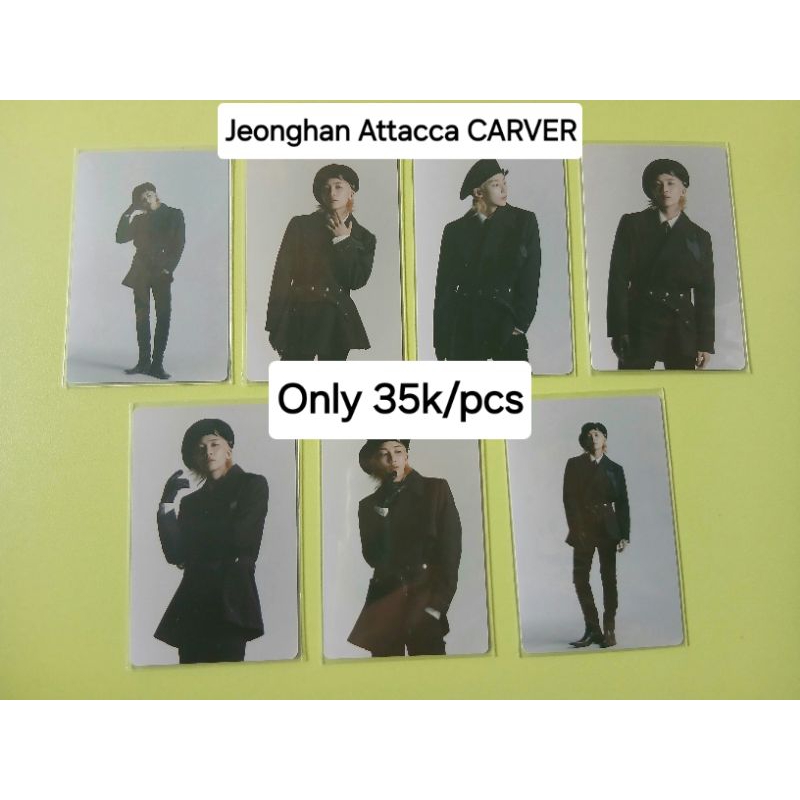OFFICIAL PHOTOCARD SEVENTEEN JEONGHAN ATTACA CARAT VERSION