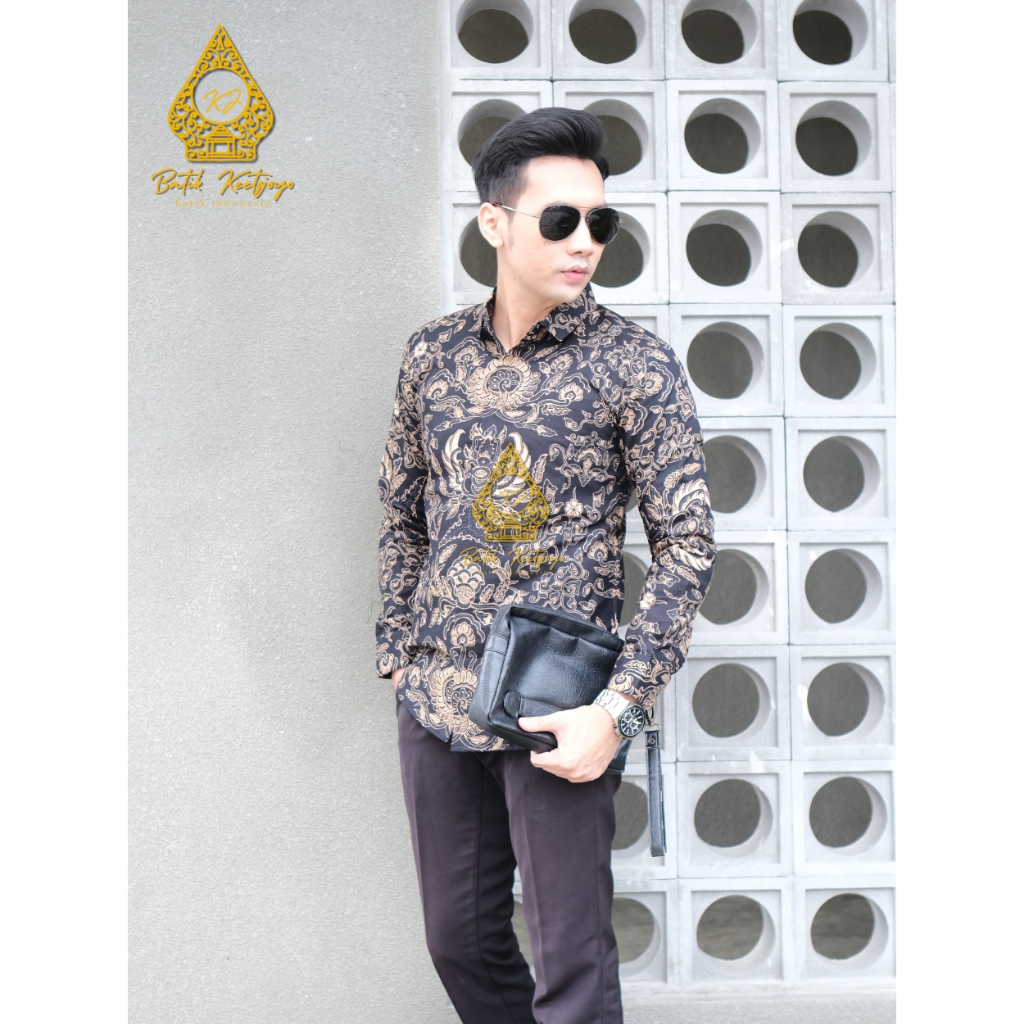 Batik pria modern slimfit Baju Batik Pria Lengan Panjang slimfit baju batik pria Slimfit premium