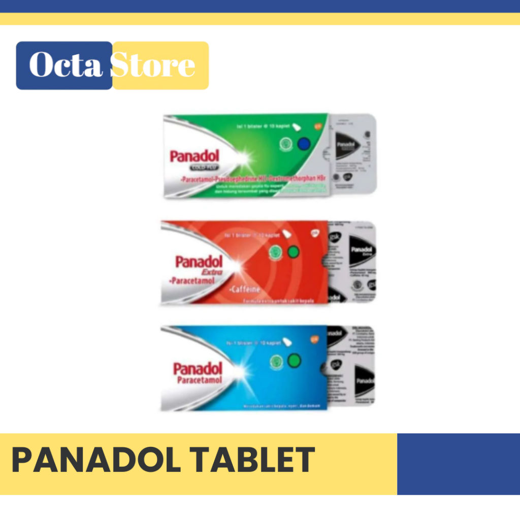 PANADOL MERAH/BIRU/HIJAU