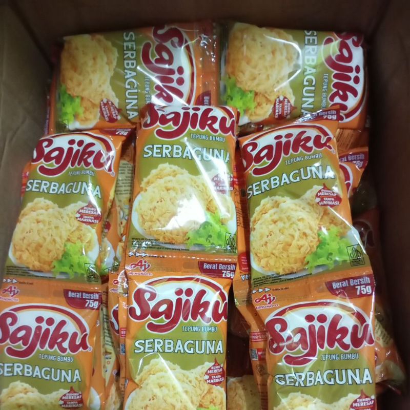 

tepung sajiku 1 renceng isi 10