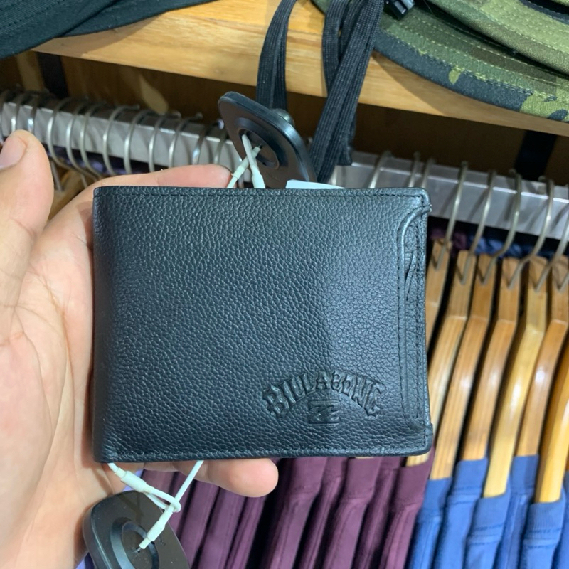 Dompet Wallet Pria Billabong Original Slim 2 In 1 Wallet Black New