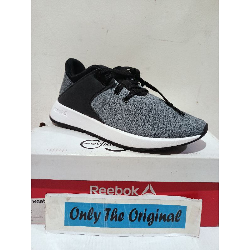 Sepatu Sneakers Wanita Reebok Ever Road DMX. Black Grey
