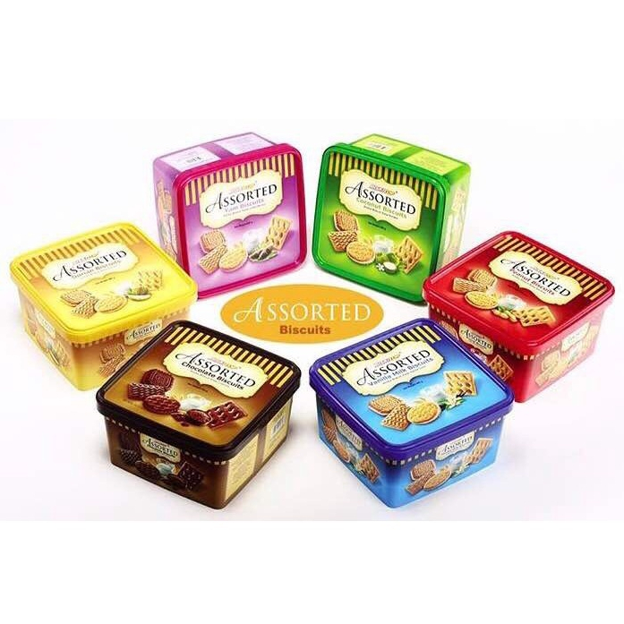 

BISKITOP Assorted Biscuits Kemasan Kaleng Plastik 400 gr