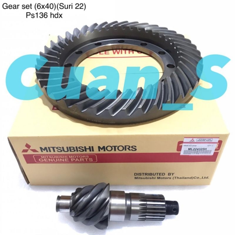 GEAR SET GIGI GARDAN PS136 PS 136 HDX / CANTER HDX 6×40