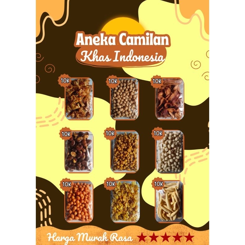 

Aneka Cemilan Murah Enak Krenyes Makanan Ringan Hanya 10 Ribu