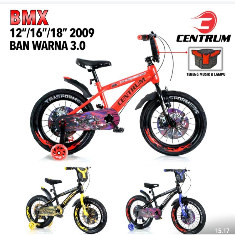 12 bmx centrum ban lebar 3.0 pontianak