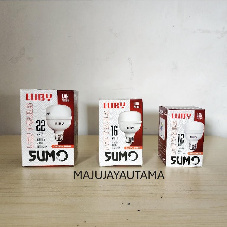 Lampu led luby sumo 12 watt, 16 watt , 22 watt putih