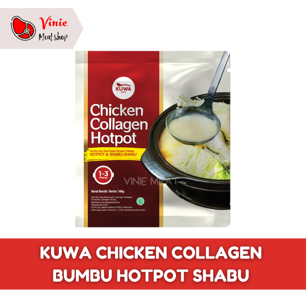 

Kuwa Bumbu Hotpot Shabu Instant Chicken Collagen | Kimchi | Mushroom | Spicy Mala | Spicy Miso