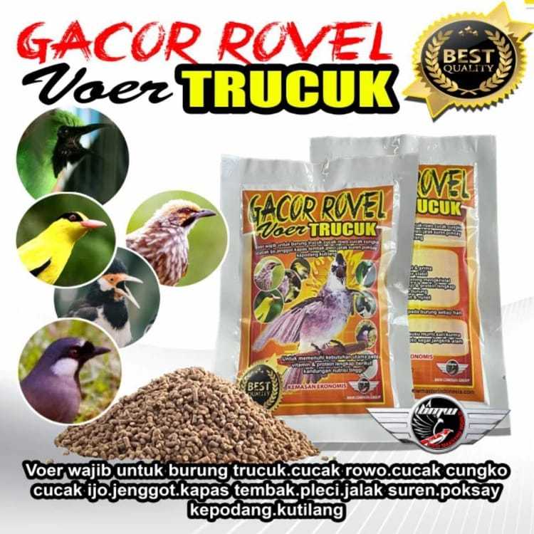 Voer Trucuk Penggacor Burung/Pakan Burung/Pakan Hewan/Suplemen Hewan/Gacor Rovel/Penggacor Burung