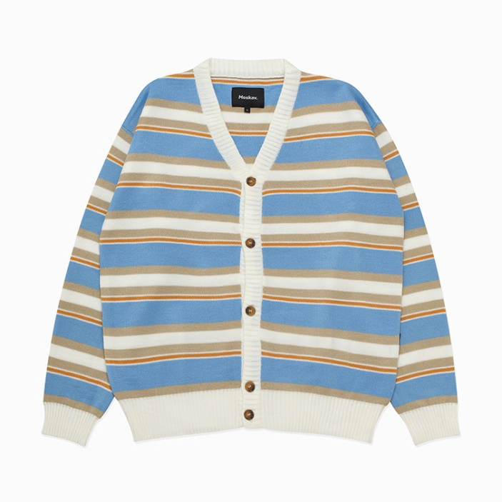 Moskav Janoski Stripe Cardigan Knitwear