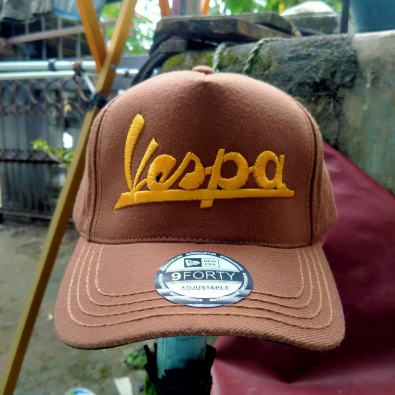(COD)Topi pria bordir vespa/topi keren/topi pria unisex/topi keren