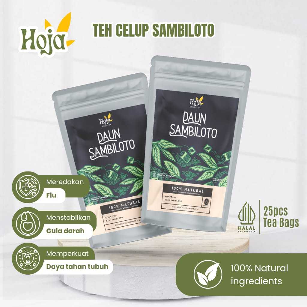 

HOJA Teh Sambiloto Teh Herbal Sambiloto Obat Daya Tahan Tubuh Kapsul Sambiloto | Sambiroto Kering