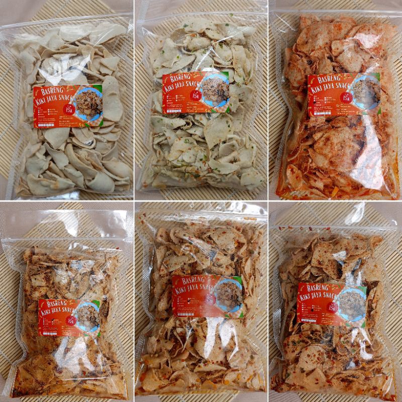 

BUNDLING 3 - BASRENG KERIPIK 6 VARIAN RASA BEBAS PILIH VARIAN RASA ( TULIS VARIAN RASA DI PESAN OPSI )