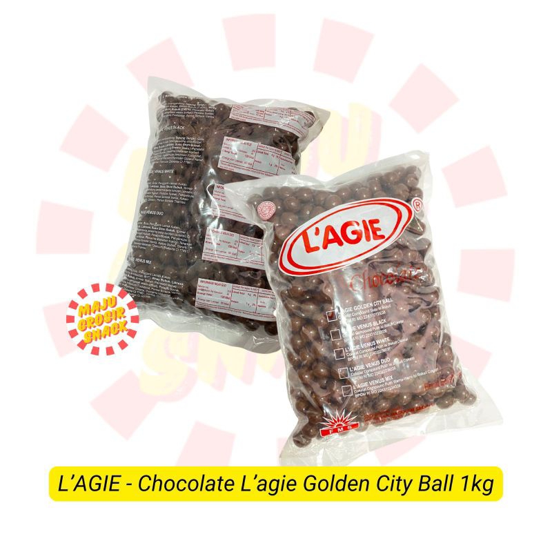 L'AGIE Golden City Choco Ball 1kg