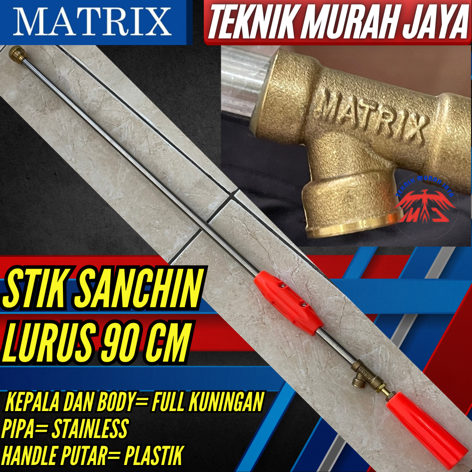 MATRIX Stik Sanchin Spray Gun LURUS 90 cm Stick Power Sprayer Cuci Steam Stik Gun Cuci Mobil Motor