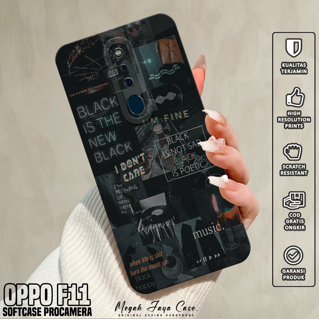 Softcase Hp OPPO F11 - Casing Hp OPPO F11 Motif AESTH - Silikon Hp - Case OPPO F11 - Kesing Hp OPPO 