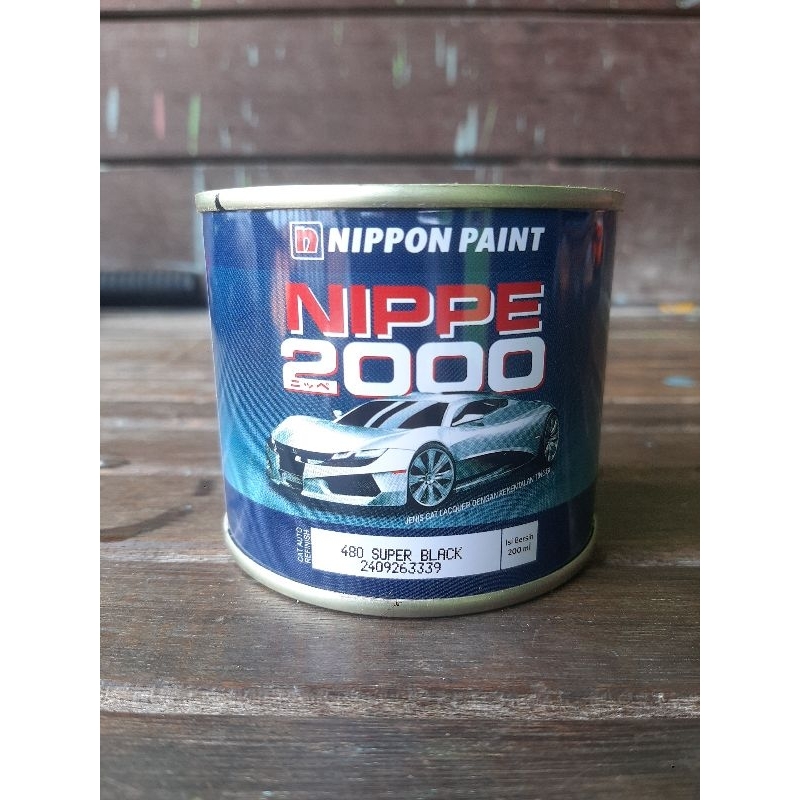 ASLI 100% NIPPE 2000 200ML / SPESIAL CAT DUCO CAT KAYU BESI KENDARAAN MOBIL PUTIH HITAM DOFF MATT GL