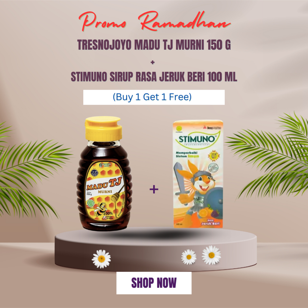 

TRESNOJOYO MADU TJ MURNI 150 G + STIMUNO SIRUP RASA JERUK BERI 100 ML - Madu & Daya Tahan Tubuh