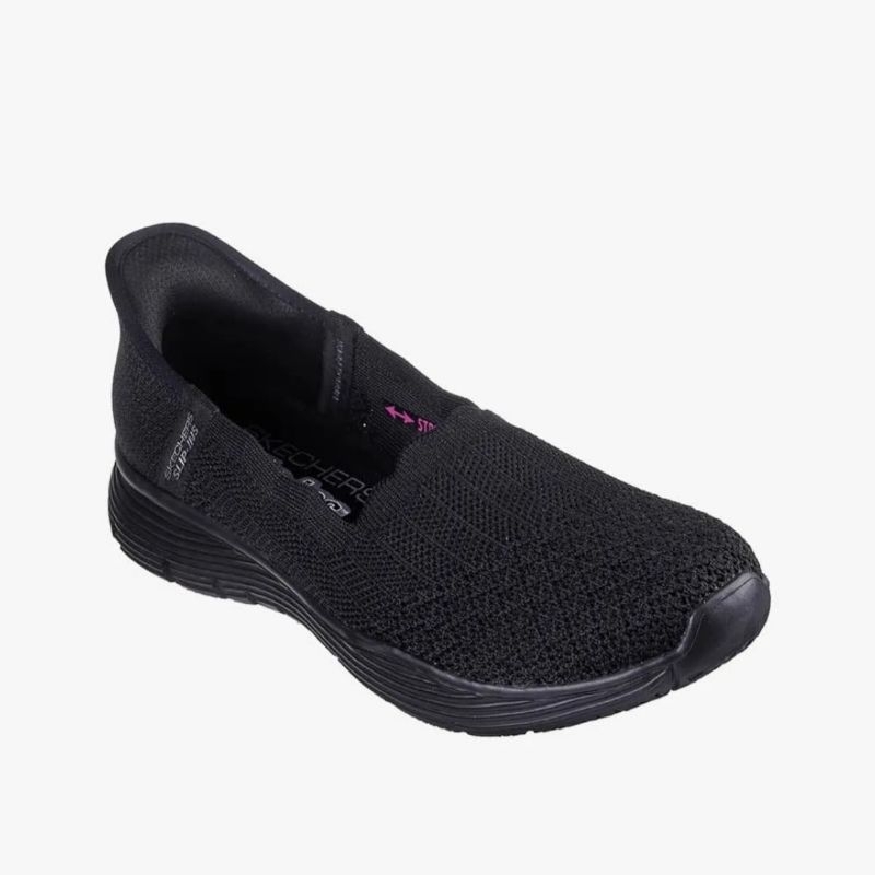Sepatu wanita Skechers Slip-Ins Seager Women's Shoes - Black