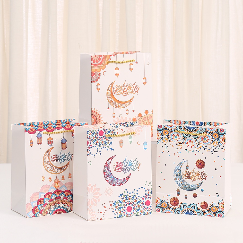 

[PAPERBAG KARTON RAMADHAN] Paperbag Lebaran Eid Mubarak, Tas Hampers Idul Fitri, Paperbag Hampers Tas Ramadhan