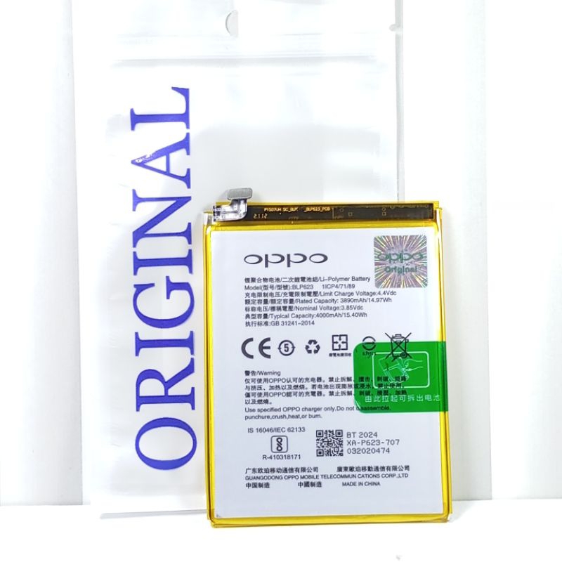 BATRE BATRAI OPPO F3 PLUS BLP623 5000MAH BATERAI BATTERY BERKUALITAS ORI 100℅