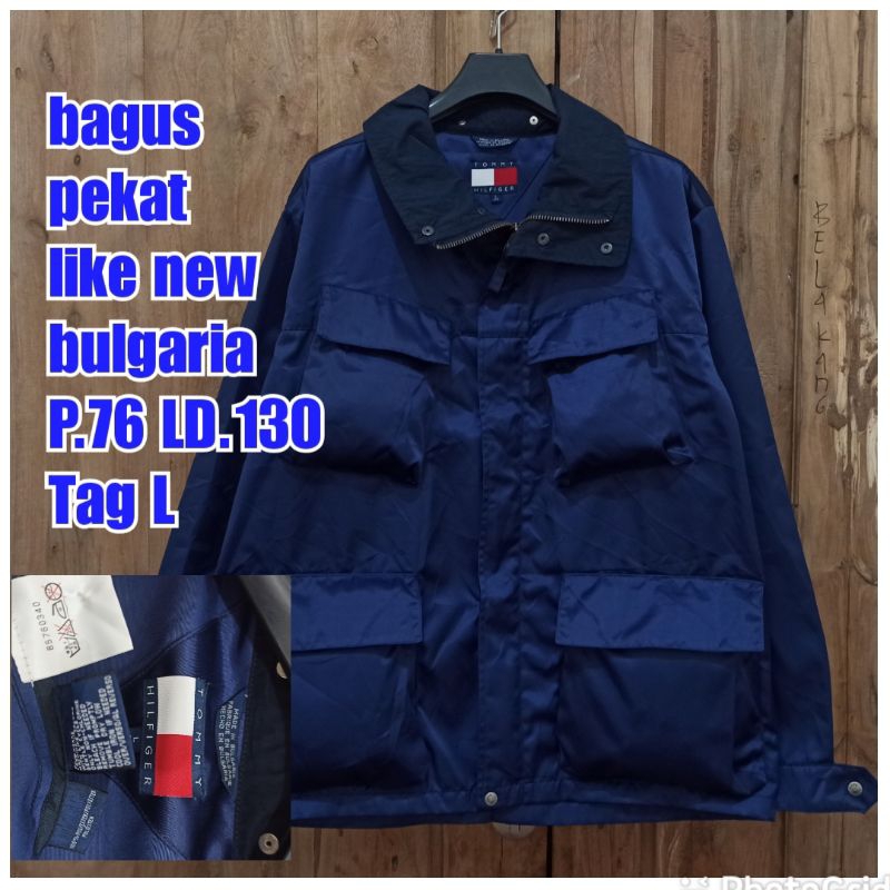 jaket parka army military biru m65 fashion tommy Hilfiger