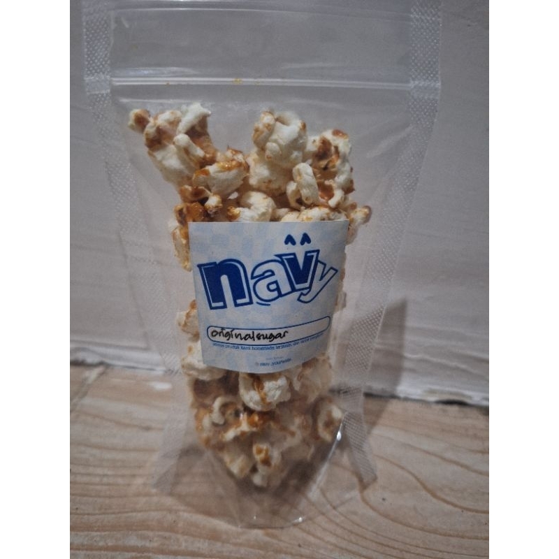 

[NAVY] POPCORN HOMEMADE rasa original sugar ukuran ± 13 gr dan ± 32gr. kualitas terjamin menggunakan bahan pilihan