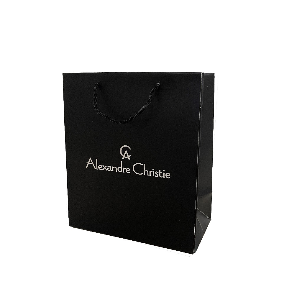 

TAS PAPERBAG ALEXANDRE CHRISTIE BLACK MATTE DOFF ORIGINAL