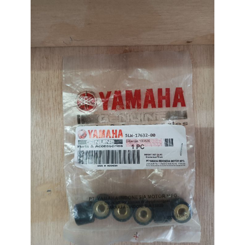Roller/Weight CVT Yamaha Genuine Parts 10gr (5LW-17632-00)